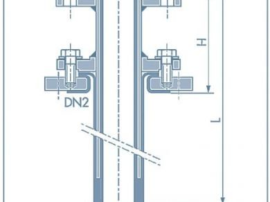 Dip pipe Mersen