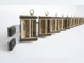 Barra apiladora de Composite carbono/carbono de Mersen para manipulación de vidrio caliente.