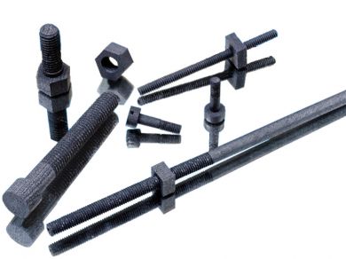 Sujecciones, tornillos, tuercas de material compuesto Mersen C / C